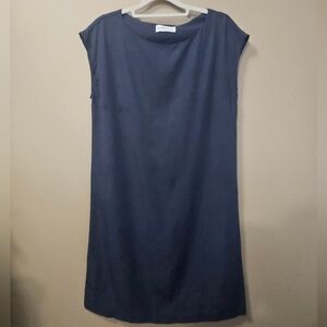 Sosie Sosie Montreal Navy Blue Dress Women's Size M Straight Cut